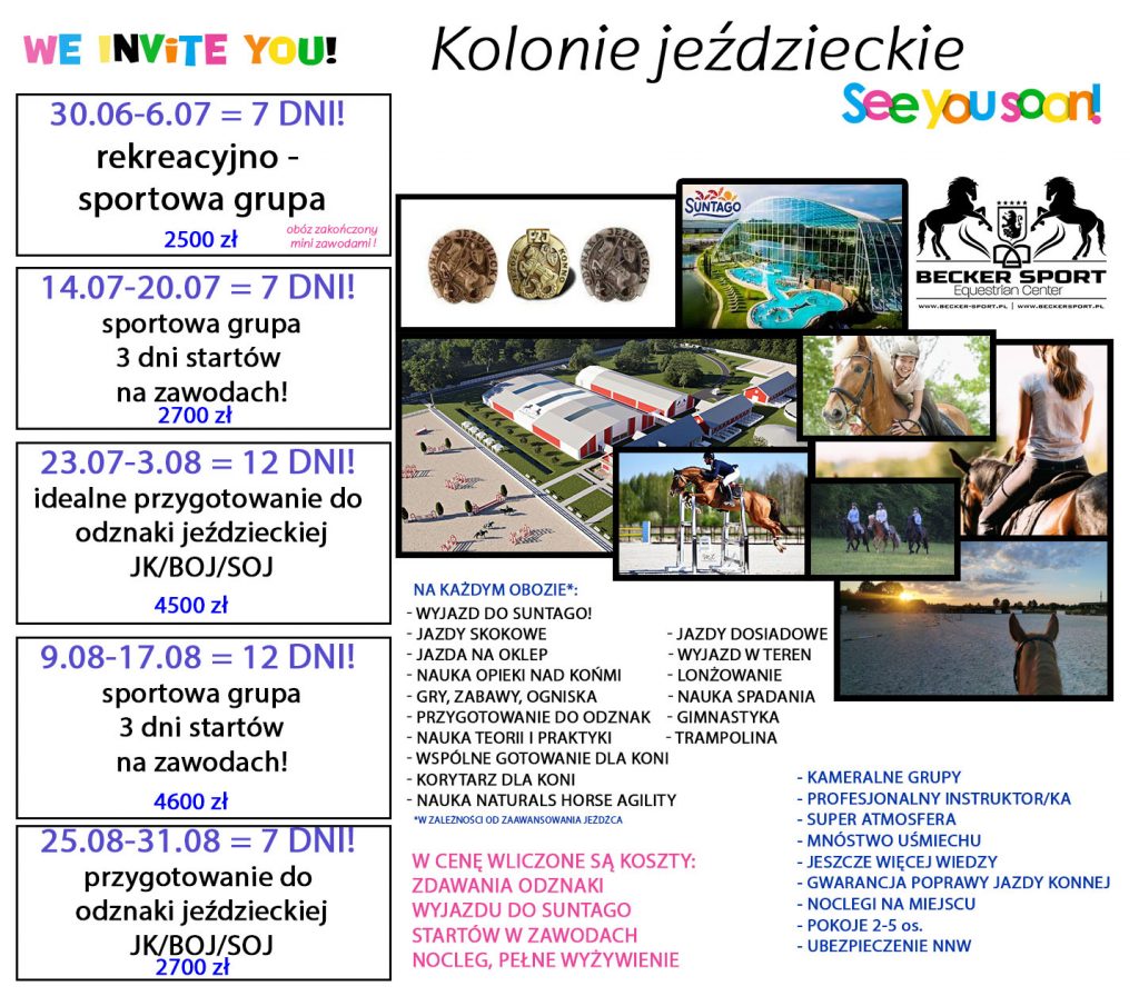 kolonie oboz jezdziecki